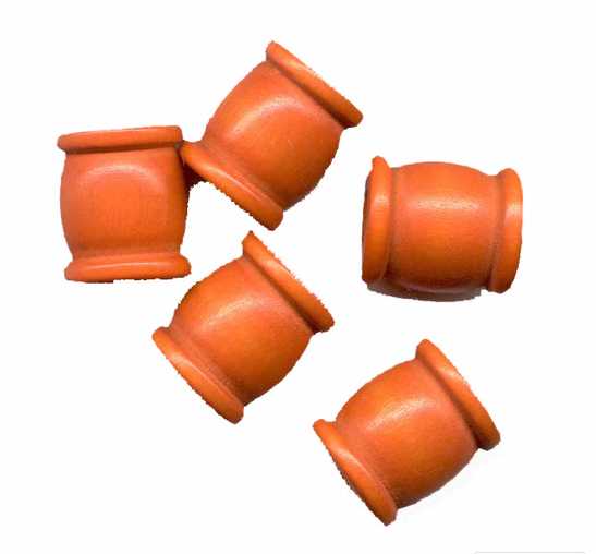 Wooden Drum Beads  22 x 12mm Available in 5 colors  1 gross for