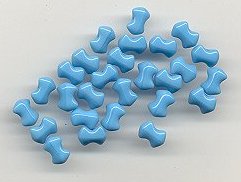 Glass Bead 10 x 7mm Baby Blue 3 pounds for