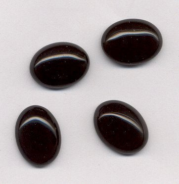 Black Onyx  16 x 12mm Oval  36 pieces for