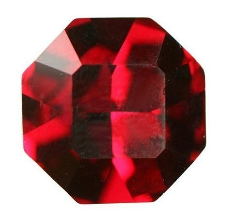 Swarovski Octagon  #4665  18mm Ruby  24 pieces for