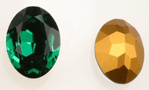 Swarovski ART  #4140 Oval  20 x 15mm Emerald  2 dozen for