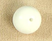 14mm Chalkwhite Plastic Bead. 2 pounds for
