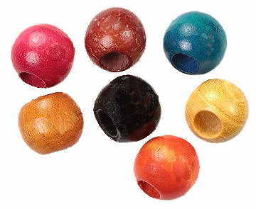 Wood Beads  21mm x 19mm  1 Gross For