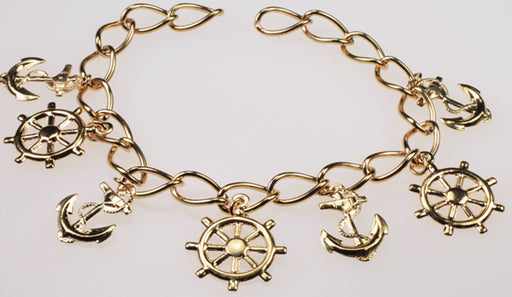 Charms On Chain Nautical Style  12 Chains For