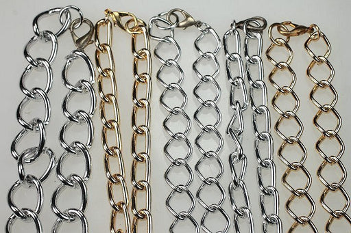 Assorted Aluminum chains  1 Dozen For