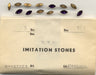 Navette Rhinestones  10 x 5mm Gemstone Colors  2 gross for