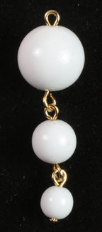 3-Bead Lucite Drops  1 Gross For