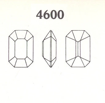 Swarovski ART #4600 Octagons  14 x 10mm  Gemstone Colors  2 dozen for