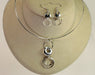 Wire Collar With Matching Earrings   1 Set For