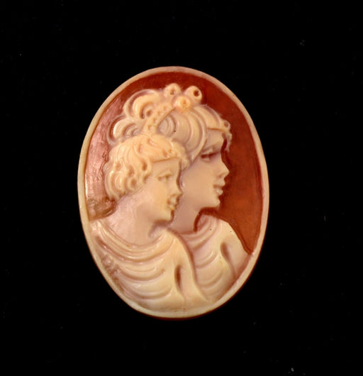 Genuine Shell Cameo  30mm x 22mm  1 For