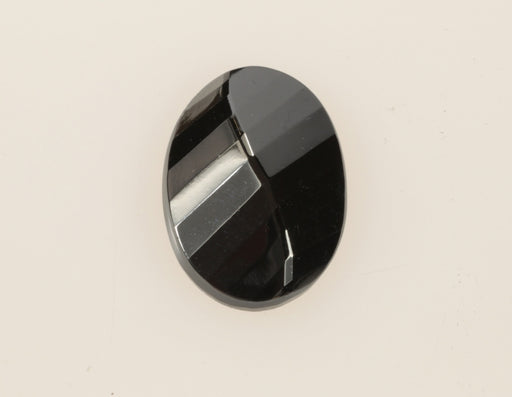 Faceted Glass Hematite  33mm x 24mm  10 Pieces For