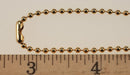Bead Chains  18 Inch Gold And Imitation Rhodium  2 Dozen For
