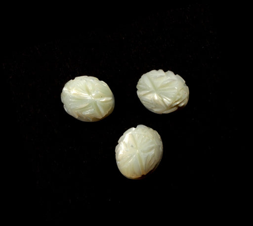 Mother Of Pearl Cabochon  10mm x 9mm  72 Pieces For
