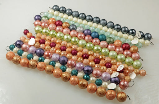 Glass Bead Mix  10 & 14mm  12 Strands For