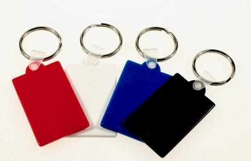 Split Key Ring With Plaque  Available In 3 Colors  50 Pieces For