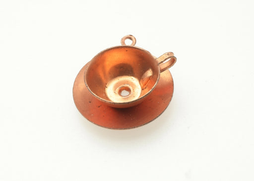 Cup and saucer charm. 1 gross for