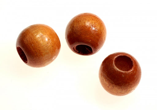 Large Hole Wood Bead  20mm  100 For