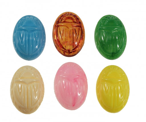 Scarab Cabochons  35mm x 24mm  Available in 6 colors  48 Piece Minimum