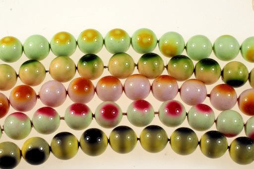 Vintage Plastic Bead Mix  Available in 10mm, 12mm and 14mm  1 Pound For