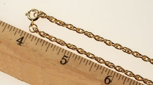 Chain Necklace Gold Plated  24 Inch  1 Dozen For