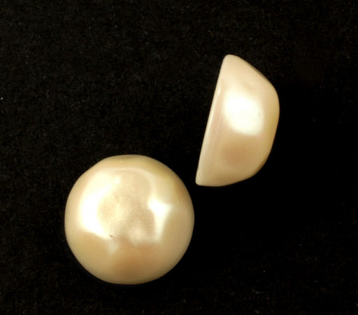 Pearl Cabochon  14mm  1/2 Gross For