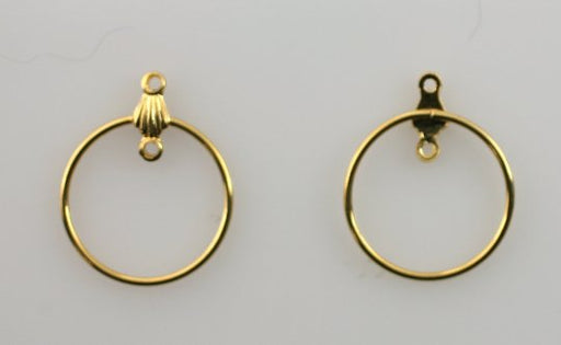 Earring drop with 2 loops 19mm 1 gross for