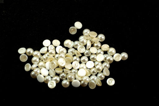 Plastic Pearl Cabochons  4mm  1000 Pieces For