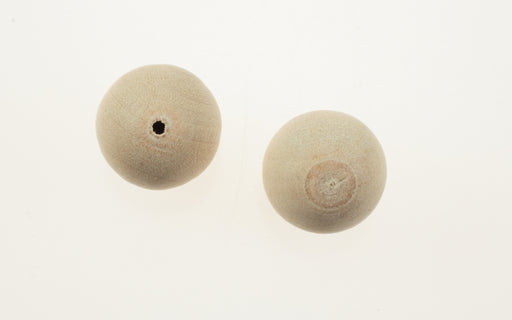 One Hole Wood Bead  15mm  2 Pounds For