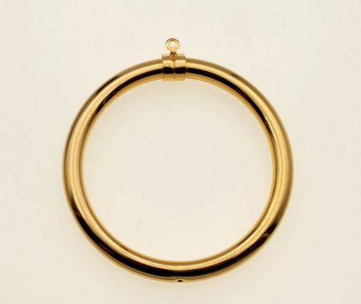 Earring Drop Gold Plated  54mm  1 Dozen For