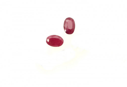 Genuine Ruby  6 x 4mm  4 Pieces For