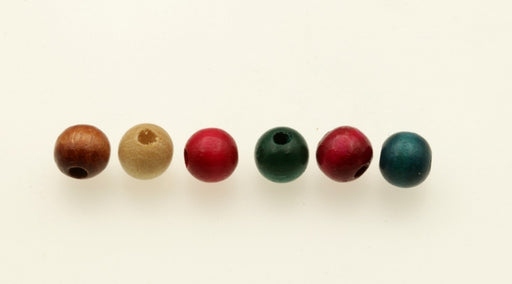 Wood Beads  10mm  6 Colors Available  1000 For