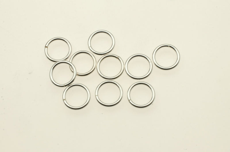 Jump Rings.925 1/10 Silver Filled   10MM  100 For