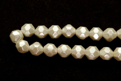 Facetted Pearl Bead  12mm  240 For