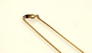 Gold Plated Brass Necklace  24 Inch  1 Dozen For