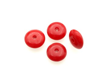 Glass Beads  13mm x 5mm  1 Pound For