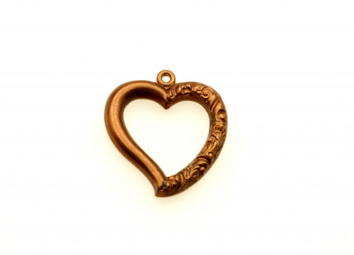 Heart Charm  24mm  12 For