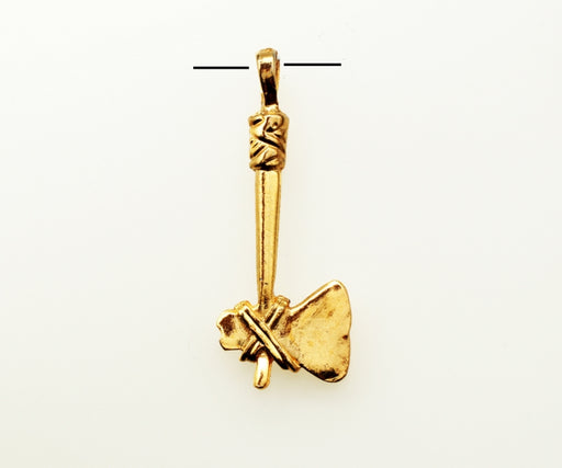 Tomahawk Charm  2 Colors Available  42mm x 16mm  36 Pieces For