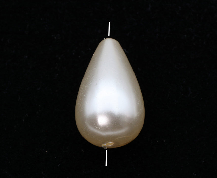 24 x 15mm  Pearl  Beads<br> 1/2 gross for