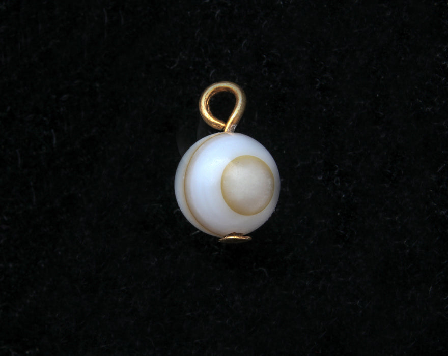 Mother Of Pearl Drop  6 mm  50 Pieces For