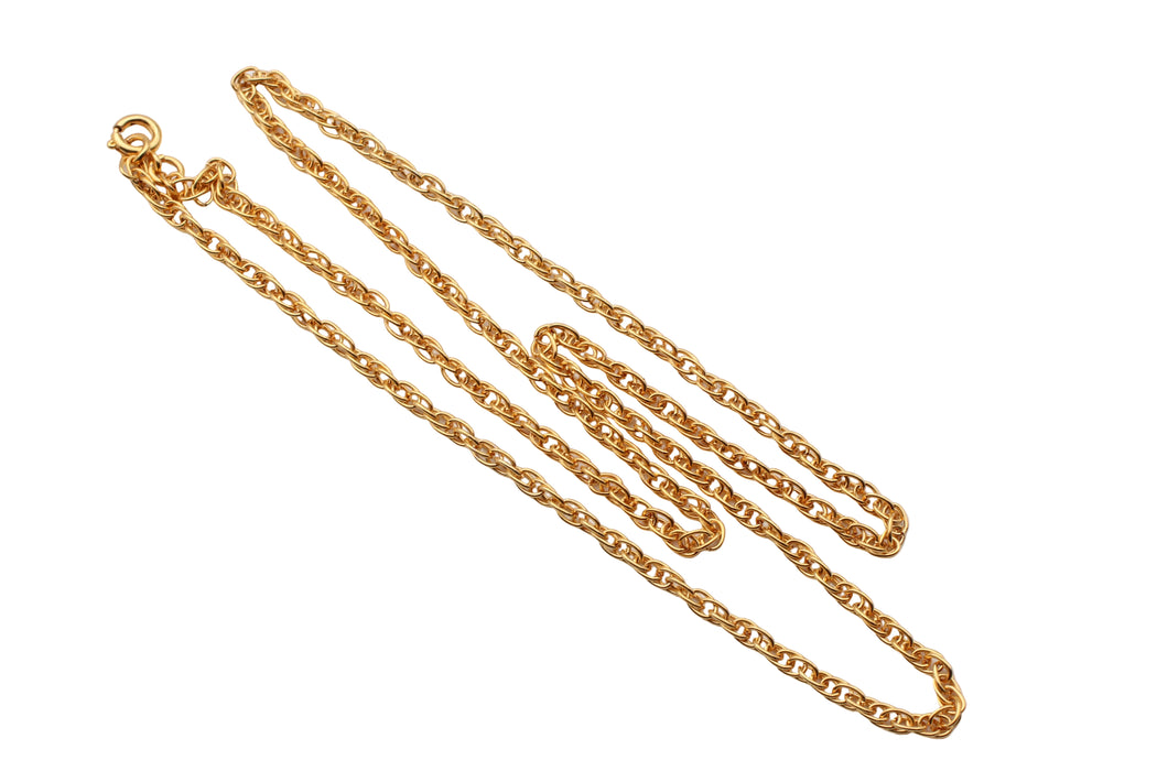 Chain Necklaces<br>Gold Plated - 24 Inch Lengths<br>1 Dozen For