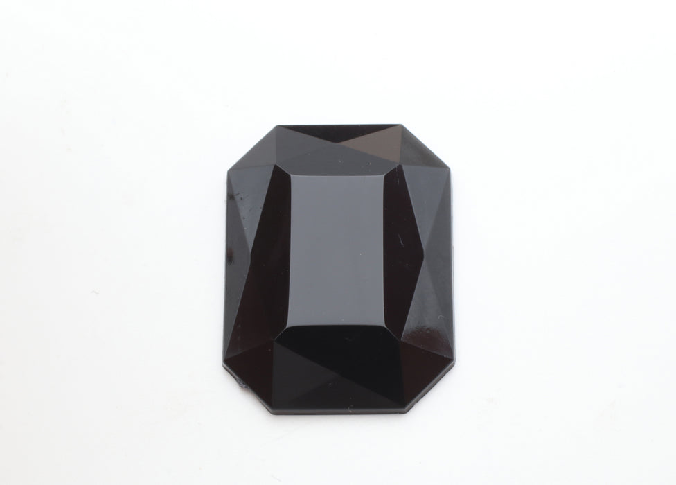 Flat Back Plastic<br>40mm x 30mm Octagons<br>24 Pieces For