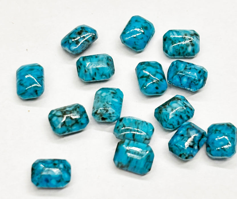 Glass Octagons<br>8 x 6mm Colors<br>2 gross for