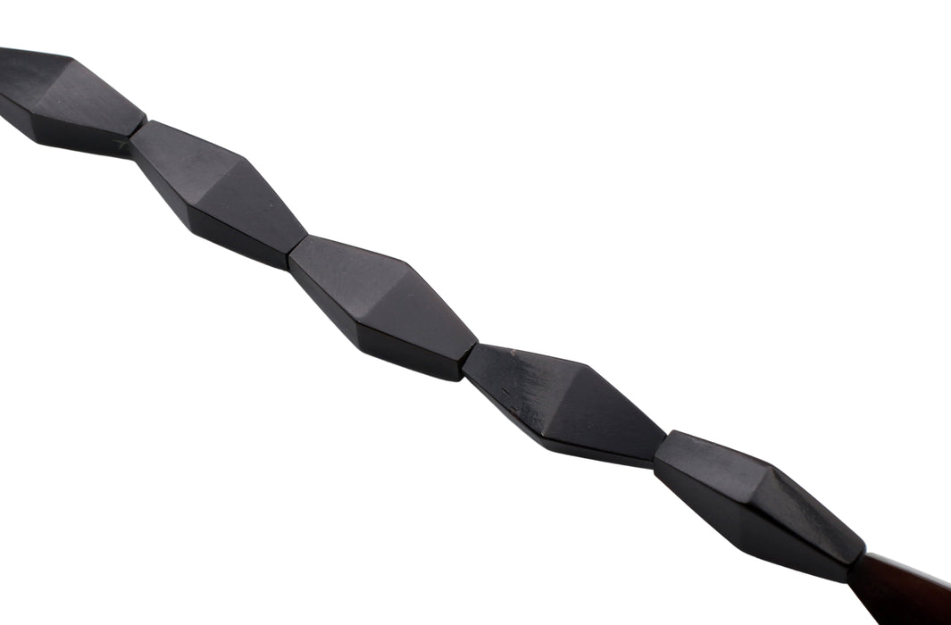 Black Horn Beads<br>2 Strands For