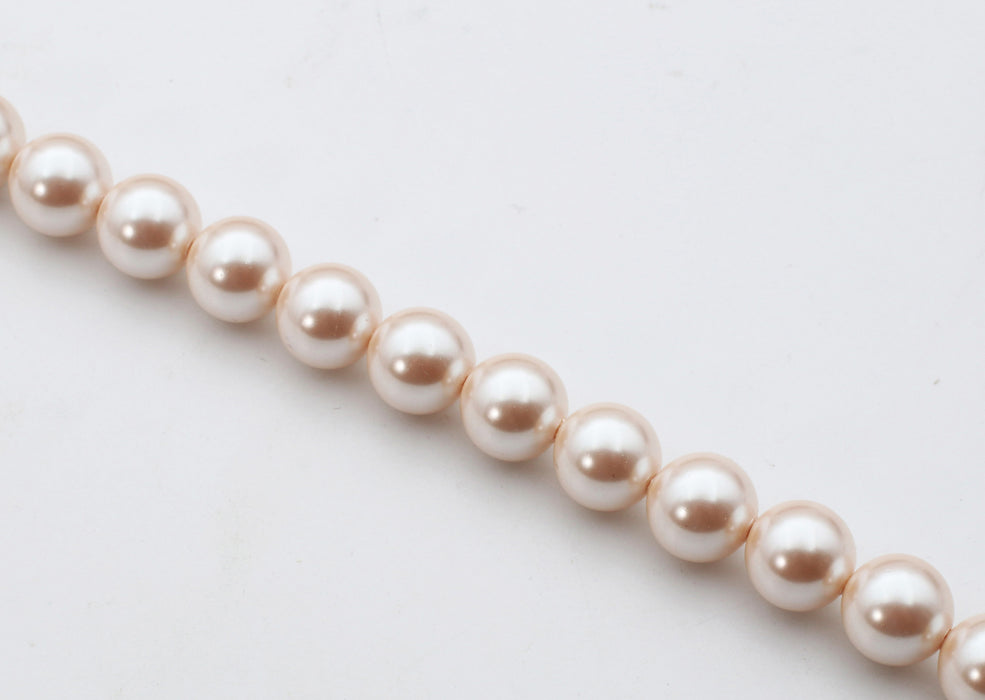 Pearlized Glass Beads<br>10mm Round<br>150 Beads For