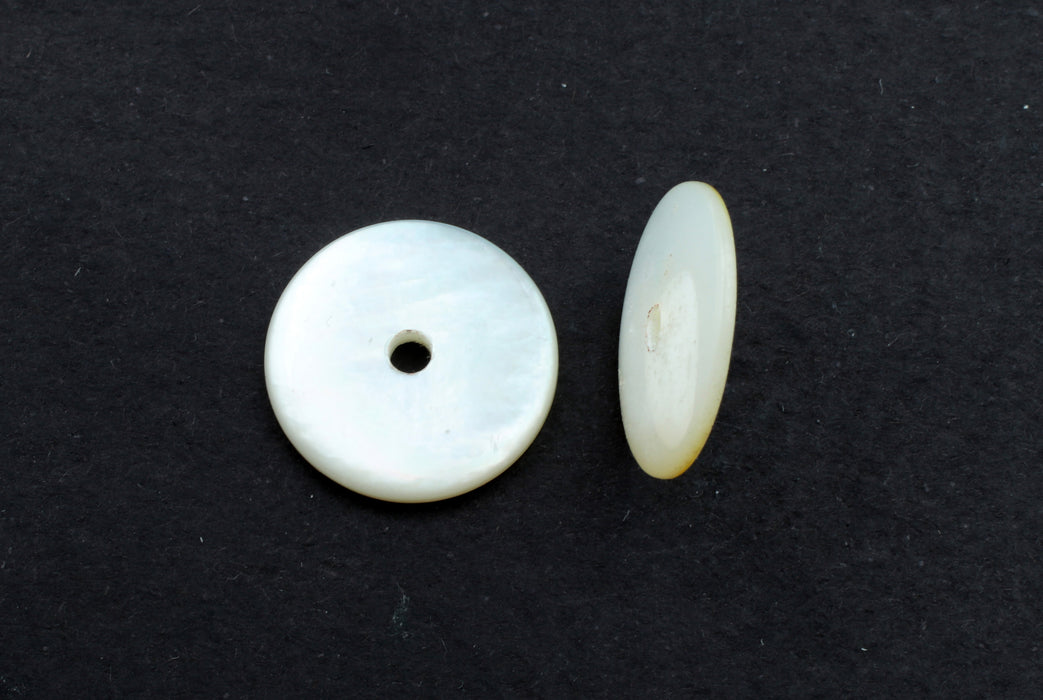 Mother Of Pearl Disc 15.5mm <br>50 Pieces For