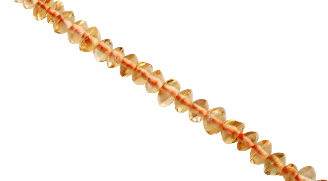 Citrine Rondell <br> 1 Strand For