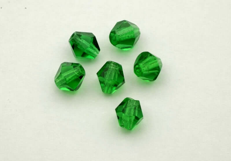 Fire-Polished Bicone Beads<br>6mm Available in 9 Colors<br>5 Gross from