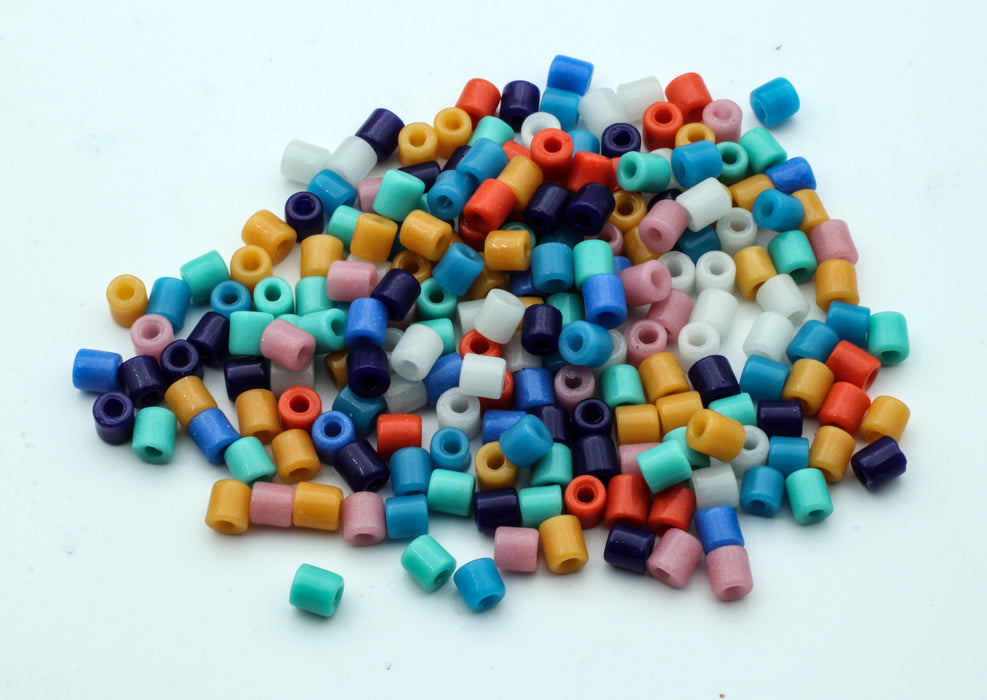 Glass Crow Beads  4mm x 5mm  1 Pound For