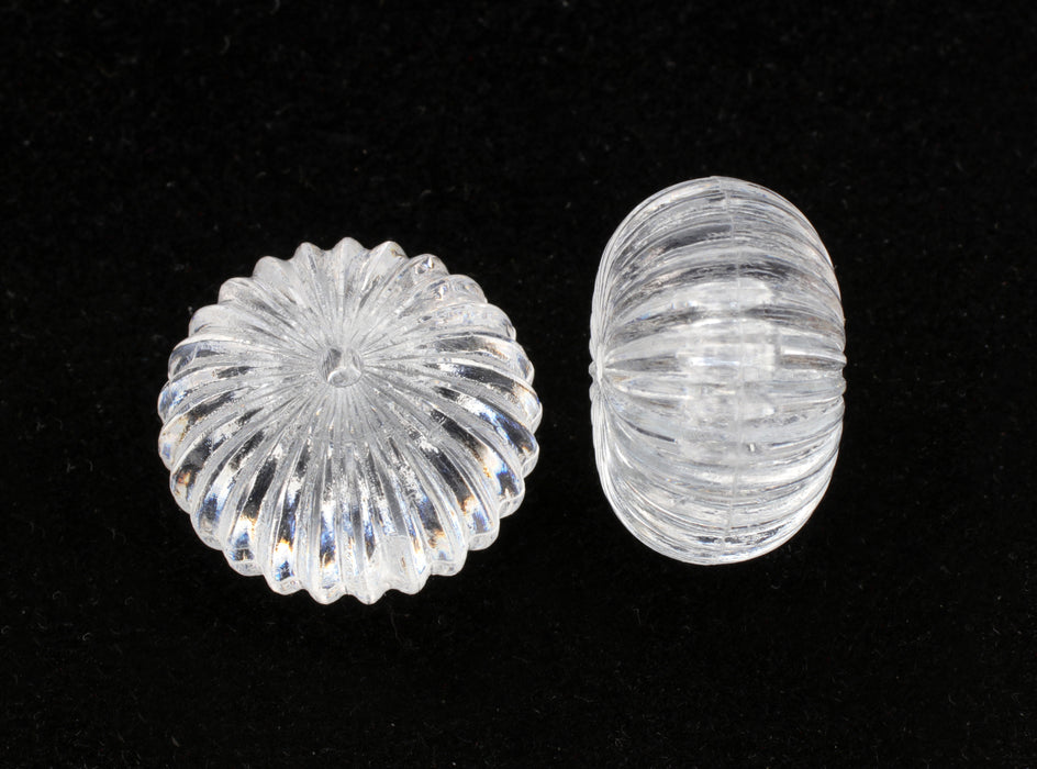 Plastic Bead  22mm  Clear Crystal 1 Pound For