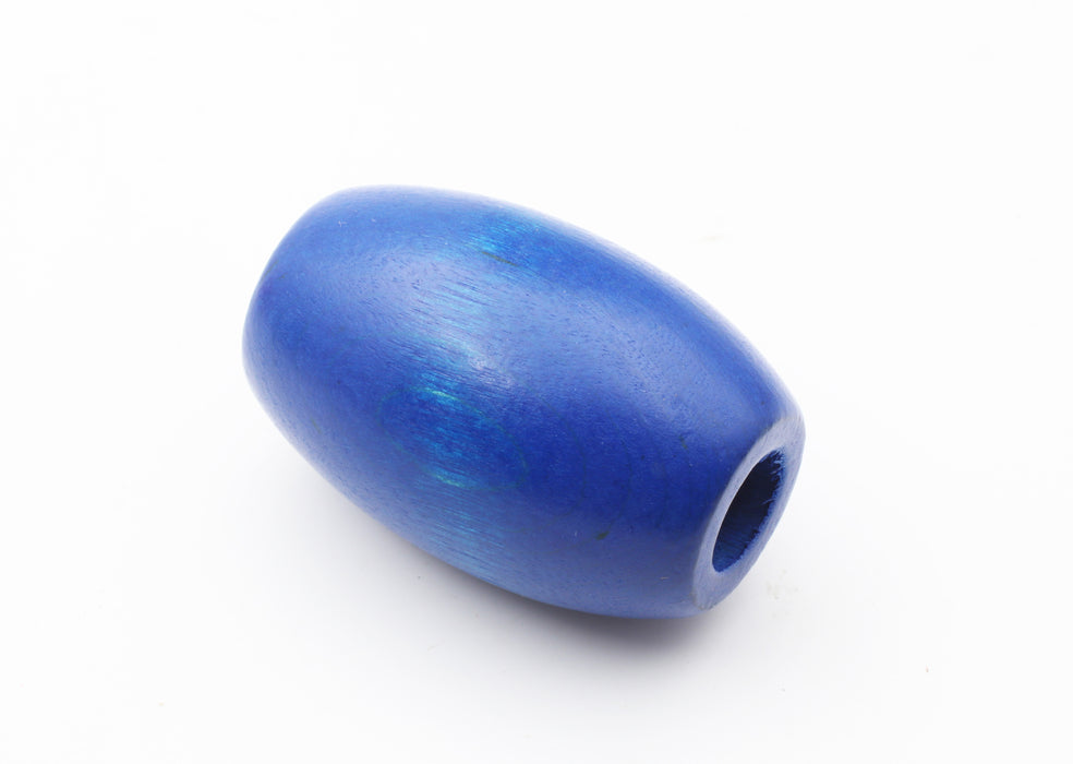 Wooden Barrel Beads 53 x 35mm 5 Colors 24 pieces for